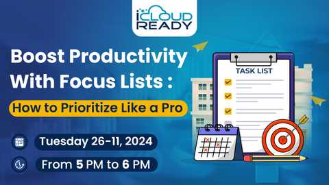 Boost Productivity with Focus Lists: How to Prioritize Like a Pro